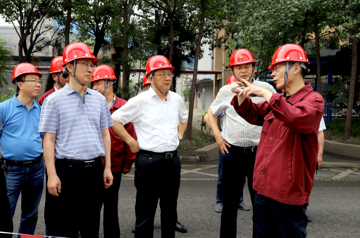 淮安市副市長趙權來淮鋼調研